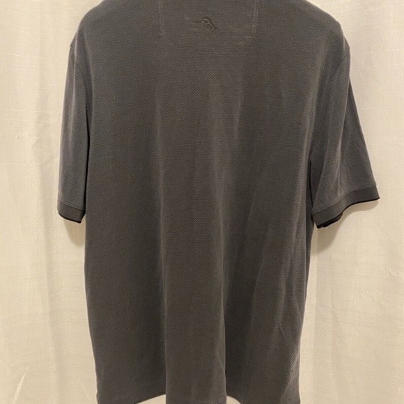 Tommy Bahama Polo Modal Poly Blend Size Large Gray - Picture 8 of 9